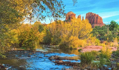 Fall foliage in Sedona