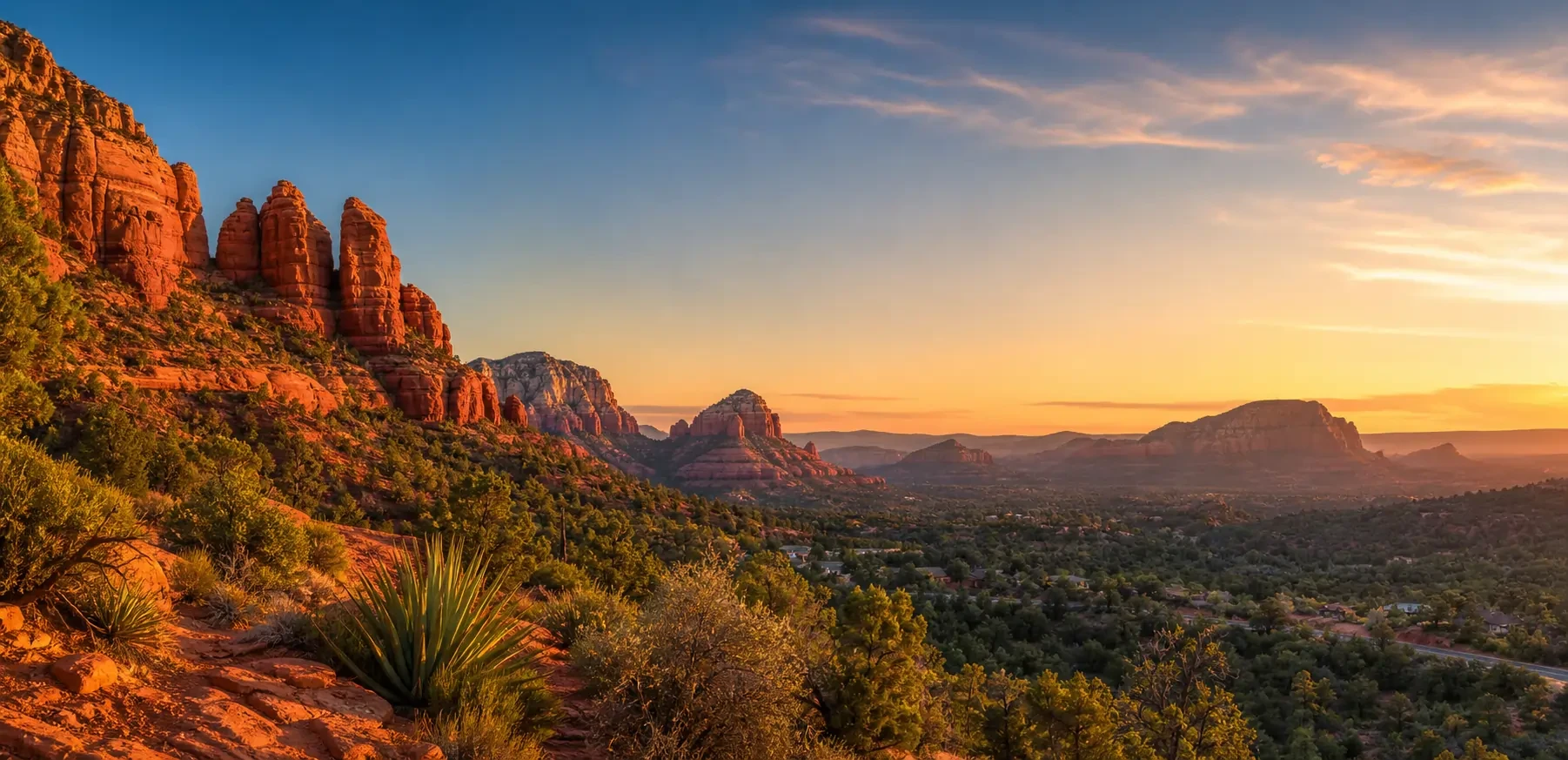 sunset at sedona vortexes