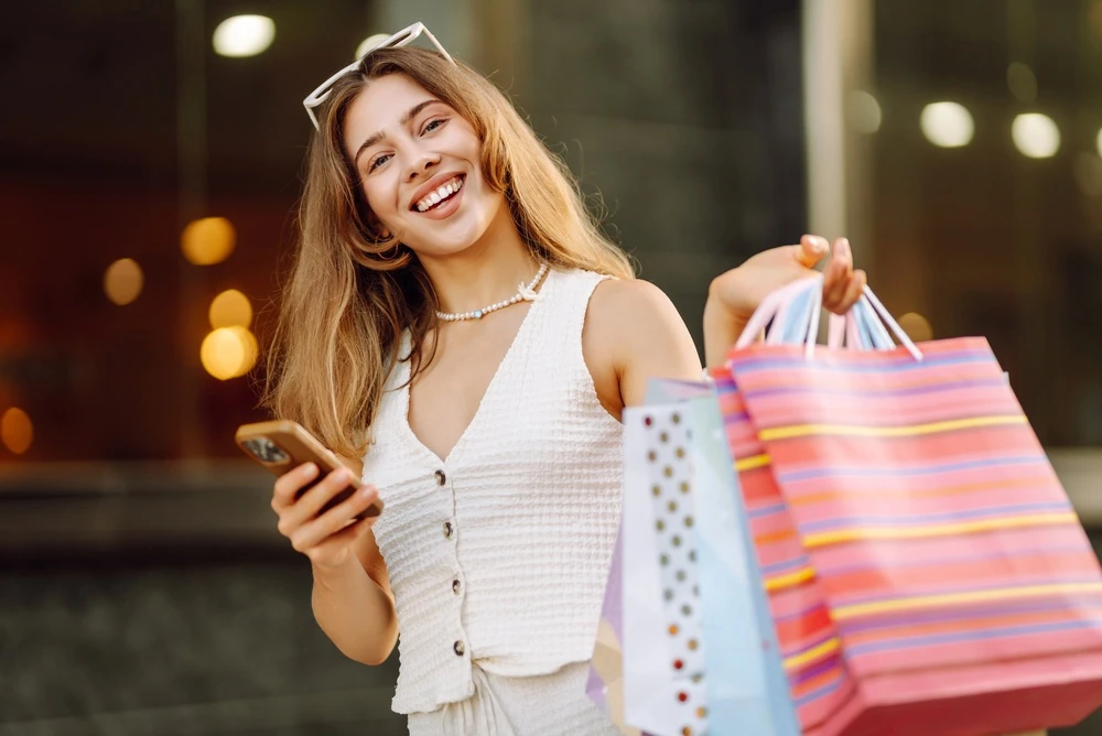woman shopping
