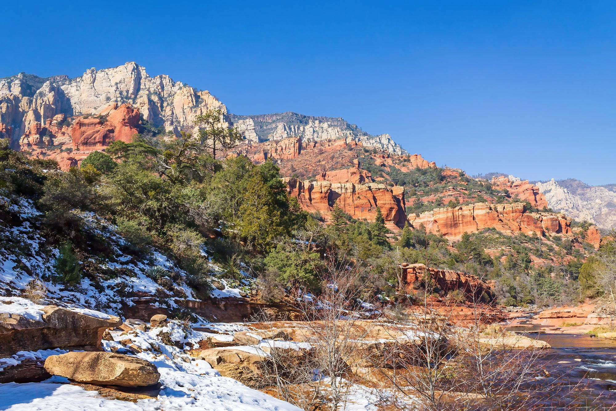 winter in sedona