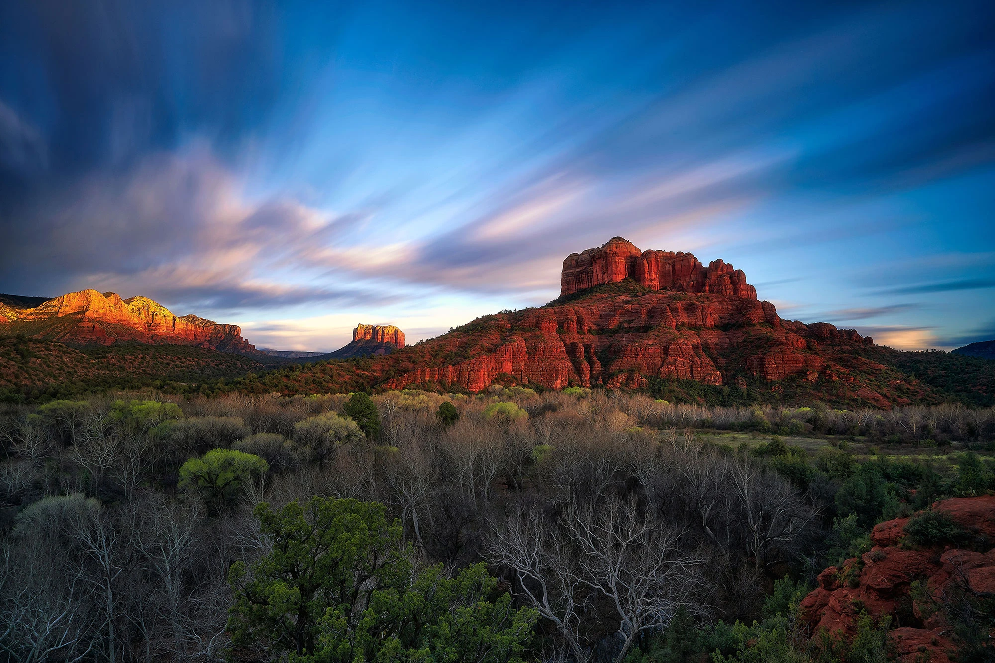 sedona arizona at sunset