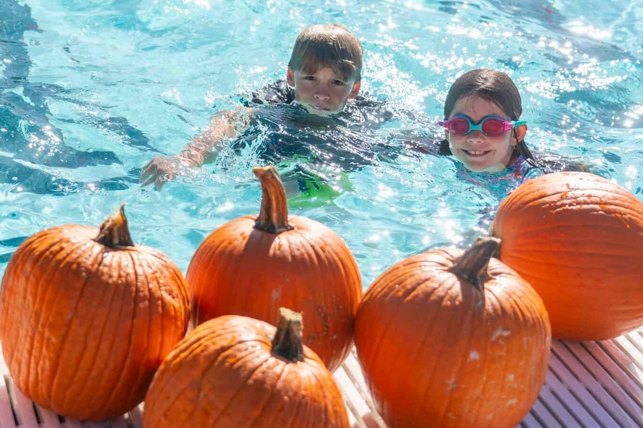 Floating Pumpkin Splash