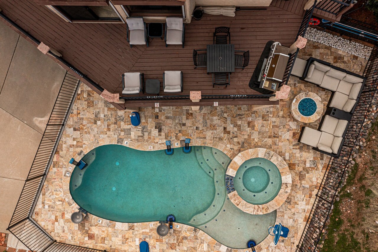 The pool in Sedona Radiance